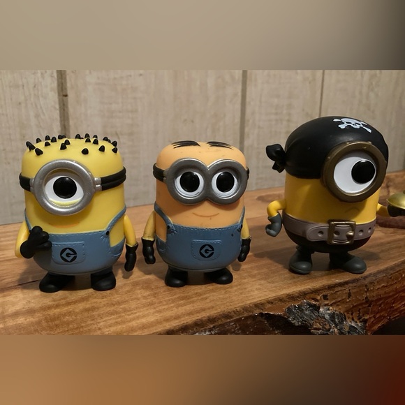 Despicable Me Minions Other - 3 2013 Funko Pop Minions including Dave